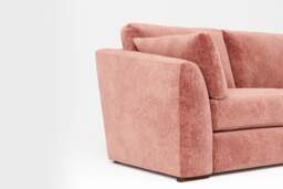 Muse - Small Corner Sofa, Soft Woven Chenille / Spice - thumbnail 3