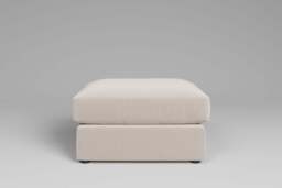 Fusion - Large Storage Stool, Basket Weave / Shell - thumbnail 1