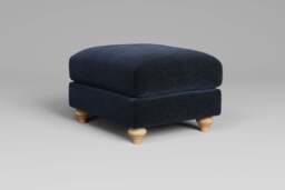 Serenity - Footstool (Small), Plush Chenille / Deep Mineral - thumbnail 2