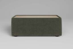 Utopia - Side Table - Rearrangeable Modular Sofa, Walnut / Luxe Woven Velvet / Pine - thumbnail 3