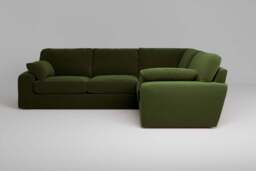 7th Heaven Maxi - Small Corner Sofa, Soft Touch Velvet / Avocado - thumbnail 1