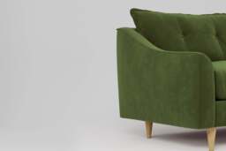 hush - Loveseat, Soft Touch Velvet / Avocado - thumbnail 3