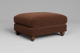 Daydream - Footstool (Large), Plush Chenille / Spiced Treacle - thumbnail 3