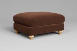 Daydream - Footstool (Large), Plush Chenille / Spiced Treacle - thumbnail 2