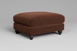 Daydream - Footstool (Large), Plush Chenille / Spiced Treacle - thumbnail 4