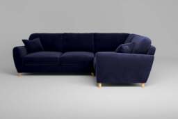 Cloud Nine - Small Corner Sofa, Luxe Woven Velvet / Cloud - thumbnail 9