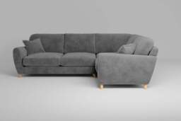 Cloud Nine - Small Corner Sofa, Luxe Woven Velvet / Cloud - thumbnail 7