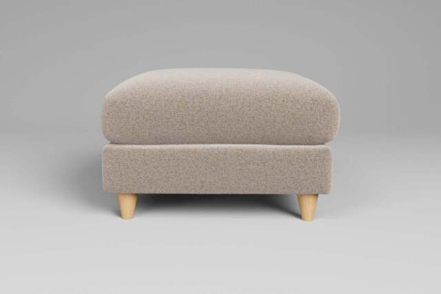 7th Heaven Midi - Footstool (Medium), Basket weave / Sand - image 1