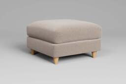 7th Heaven Midi - Footstool (Medium), Basket weave / Sand - thumbnail 2