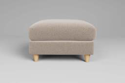 7th Heaven Midi - Footstool (Medium), Basket weave / Sand - thumbnail 1