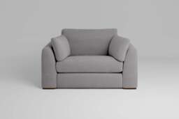 Muse - Loveseat, Brushed Wool Feel / Pewter