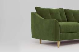 hush - 3 Seater Sofa, Soft Touch Velvet / Avocado - thumbnail 3