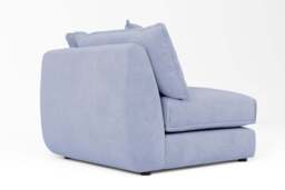 Utopia - All-in-one - Corner, left & right arm - Rearrangeable Modular Sofa, Brushed Wool Feel / Denim / Tailored Trim - thumbnail 4