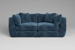 Utopia - 2 Piece - Rearrangeable Modular Sofa, Soft Woven Chenille / Fjord / Casual Trim - thumbnail 4