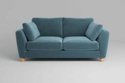 Daydream - 3 Seater Sofa, Soft Touch Velvet / Sea Green