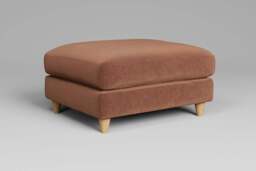 Cloud Nine - Footstool (Large), Luxe Woven Velvet / Apricot - thumbnail 2
