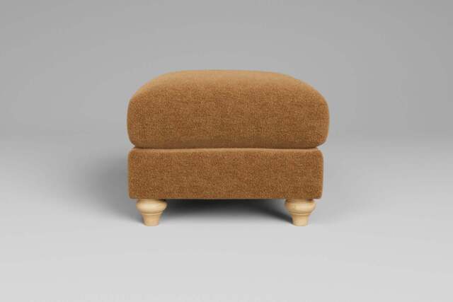 Daydream - Footstool (Small), Plush Chenille / Honey - image 1