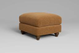 Daydream - Footstool (Small), Plush Chenille / Honey - thumbnail 3