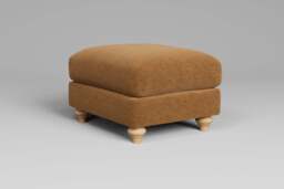 Daydream - Footstool (Small), Plush Chenille / Honey - thumbnail 2