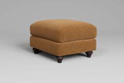 Daydream - Footstool (Small), Plush Chenille / Honey - thumbnail 4
