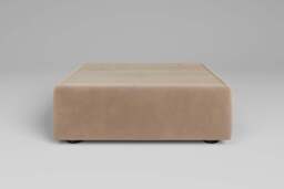 Zen - Coffee Table - Rearrangeable Modular Sofa, Walnut / Boucle / Mink - thumbnail 2