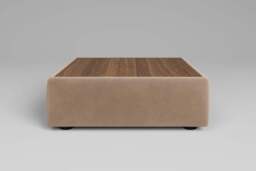 Zen - Coffee Table - Rearrangeable Modular Sofa, Walnut / Boucle / Mink - thumbnail 8