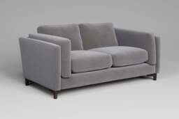 Fusion - 2 Seater Sofa, Brushed Wool Feel / Pewter - thumbnail 4