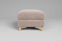 Fusion - Footstool (Small), Cotton Blend / Bisque - thumbnail 1