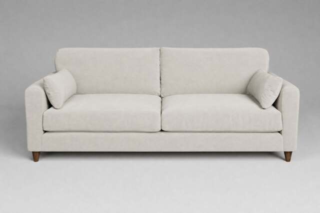 7th Heaven Midi - 4.5 Seater Sofa, Luxe Woven Velvet / Snow - image 1