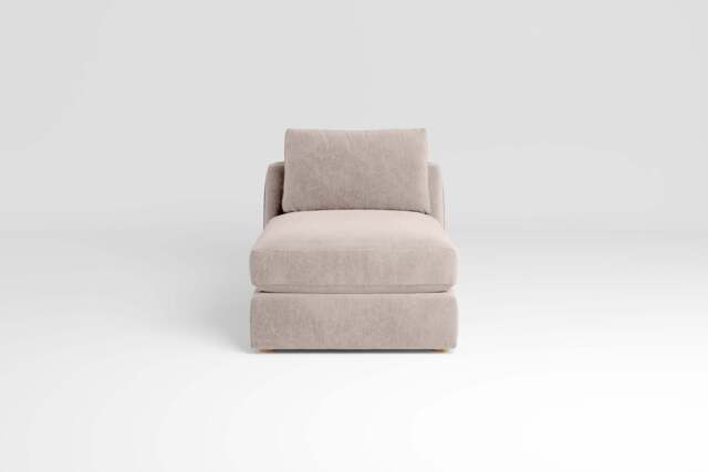 Zen - Armless Piece, Cotton Blend / Bisque / Standard Back Cushions - image 1