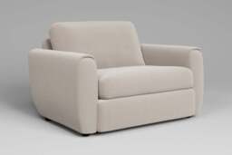 Tranquil - Loveseat, Plush Chenille / Chalk - thumbnail 3