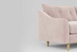 hush - Loveseat, Cotton Blend / Bisque - thumbnail 3