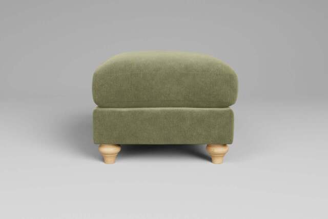 Daydream - Footstool (Small), Cotton Blend / Jade - image 1