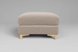 Fusion - Footstool (Medium), Basket weave / Sand