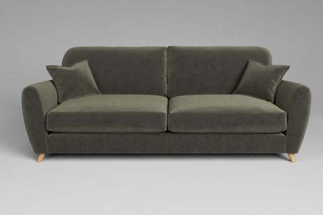 Cloud Nine - 4.5 Seater Sofa, Luxe Woven Velvet / Pine - image 1