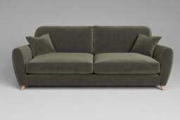 Cloud Nine - 4.5 Seater Sofa, Luxe Woven Velvet / Pine - thumbnail 1