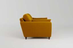 7th Heaven Midi - 2 Seater Sofa, Soft Touch Velvet / Saffron - thumbnail 2