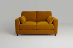 7th Heaven Midi - 2 Seater Sofa, Soft Touch Velvet / Saffron - thumbnail 1