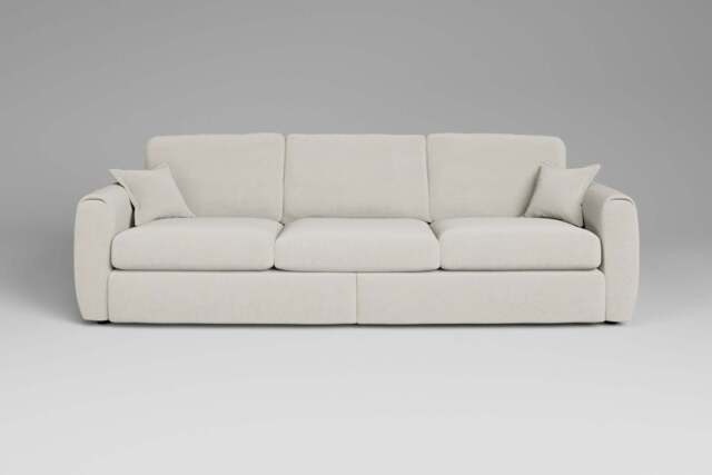 Tranquil - 5 Seater Sofa, Luxe Woven Velvet / Snow - image 1