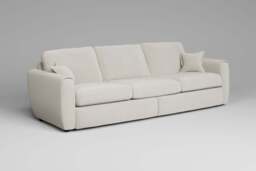 Tranquil - 5 Seater Sofa, Luxe Woven Velvet / Snow - thumbnail 2