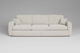 Tranquil - 5 Seater Sofa, Luxe Woven Velvet / Snow
