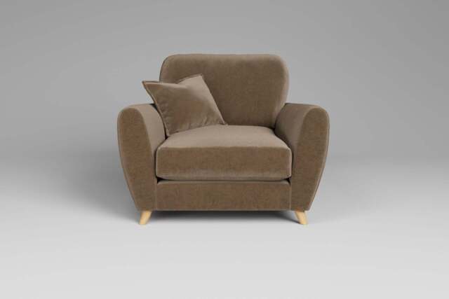 Cloud Nine - Chair, Luxe Woven Velvet / Mocha - image 1