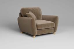 Cloud Nine - Chair, Luxe Woven Velvet / Mocha - thumbnail 2