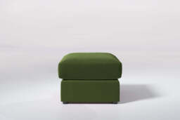 Serenity - Small Storage Stool, Soft Touch Velvet / Avocado - thumbnail 1