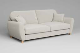 Cloud Nine - 4.5 Seater Sofa, Luxe Woven Velvet / Snow - thumbnail 2