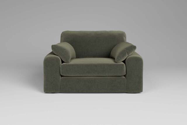 7th Heaven Maxi - Loveseat, Luxe Woven Velvet / Pine - image 1