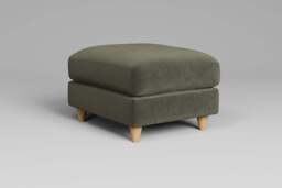 7th Heaven Midi - Footstool (Small), Luxe Woven Velvet / Pine - thumbnail 2