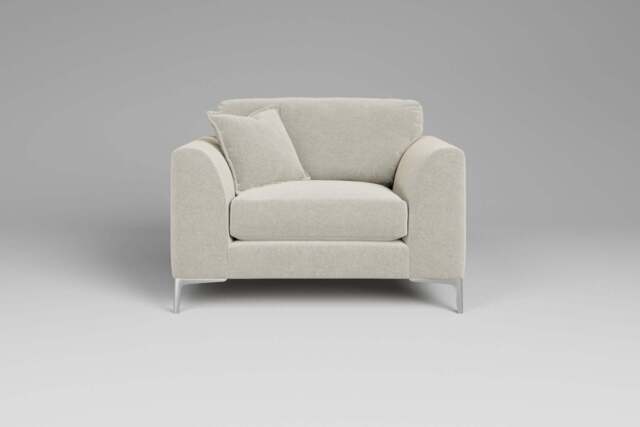 melody - Loveseat, Cosy Textured Weave / Marshmallow - image 1