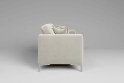 melody - Loveseat, Cosy Textured Weave / Marshmallow - thumbnail 3