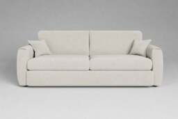 Tranquil - 4.5 Seater Sofa, Luxe Woven Velvet / Snow